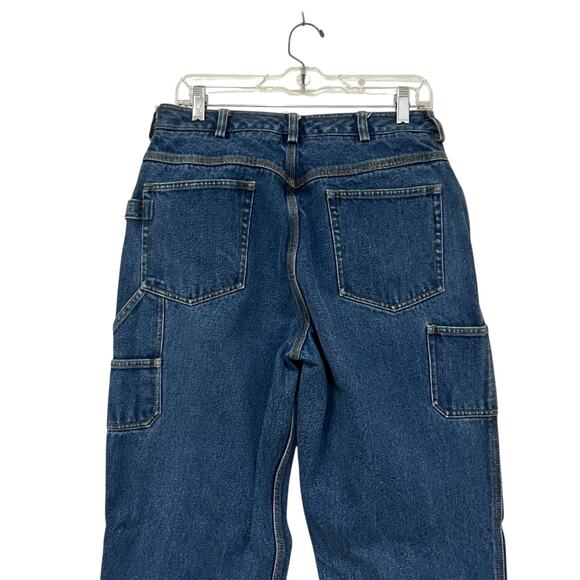 Duluth Trading Co Women’s Carpenter Jeans 100% Cotton Medium Wash Size 10 - Picture 2 of 6